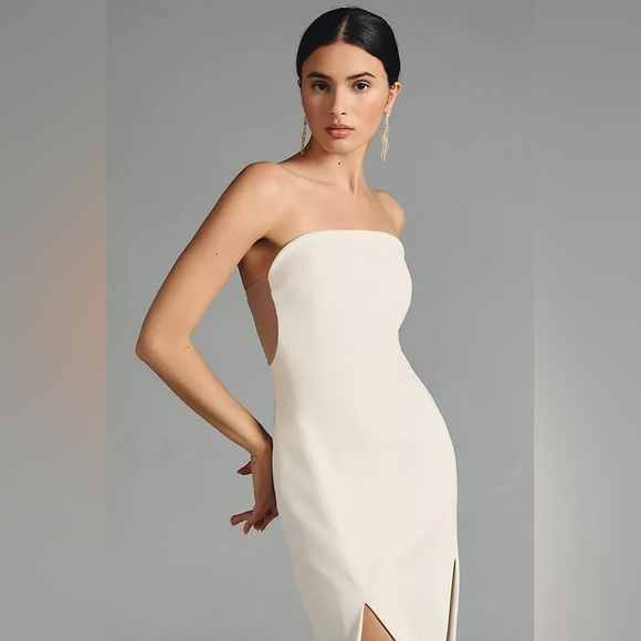 Misha Strapless Cutout Slit Dress - Picture 4 of 6